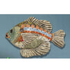 Cathy and Carie Crain of Crain Pottery Art Studio Bluegill Fish Shown in Smoke Colorway. C BG S Hand Crafted Art Pottery