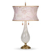 Coco Table Lamp 213k165 by Kinzig Design Colors While Lilac and Gold Artistic Artisan Designer Table Lamps