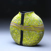Convergence Series in Erosion Handblown Glass Vase by Thomas Spake Studios Artisan Handblown Art Glass Vases