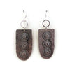 Copper and Sterling Silver Earrings E267 by Joanna Craft Jewelry Design Artistic Artisan Designer Jewelry