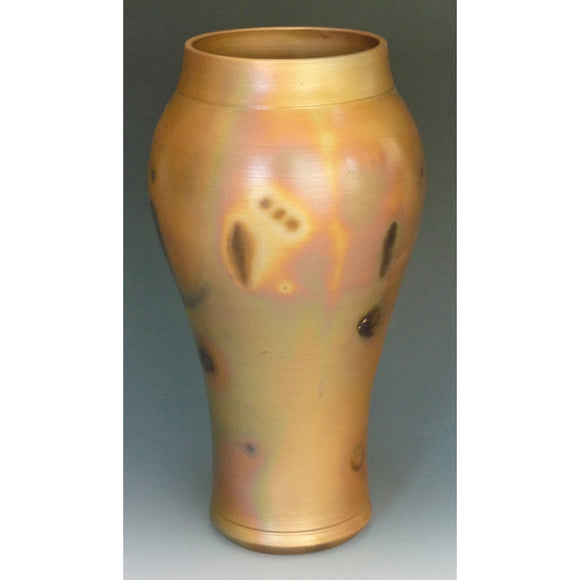 Cosmic Clay Studio Classical Vase Number 21 Sawdust Fired Handmade Pottery