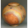 Cosmic Clay Studio Textured Covered Jar Number 7 Sawdust Fired Handmade Pottery
