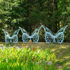 Butterfly Benches Metal Indoor Outdoor Furniture by Cricket Forge Three sizes