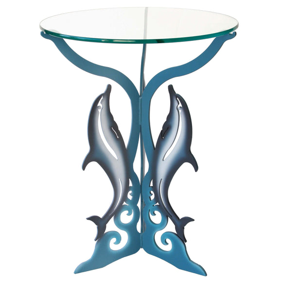 Cricket Forge Dolphin Table Artistic Functional Outdoor Indoor Sculptural Tables Furniture