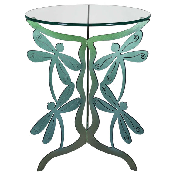 Cricket Forge Dragonfly Table Artistic Functional Outdoor Indoor Sculptural Tables Furniture