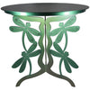 Cricket Forge Dragonfly Patio Table Artistic Functional Outdoor Indoor Sculptural Tables Furniture