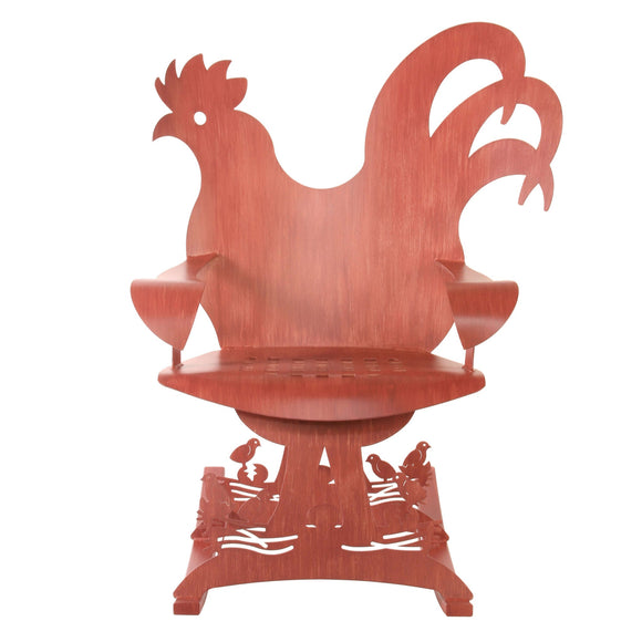 Cricket Forge Hen Rocker Artistic Functional Outdoor Indoor Sculptural Rocking Chairs Furniture