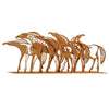 Horses Sculpture, Metal Outdoor-Indoor Sculpture by Cricket Forge Cricket Forge