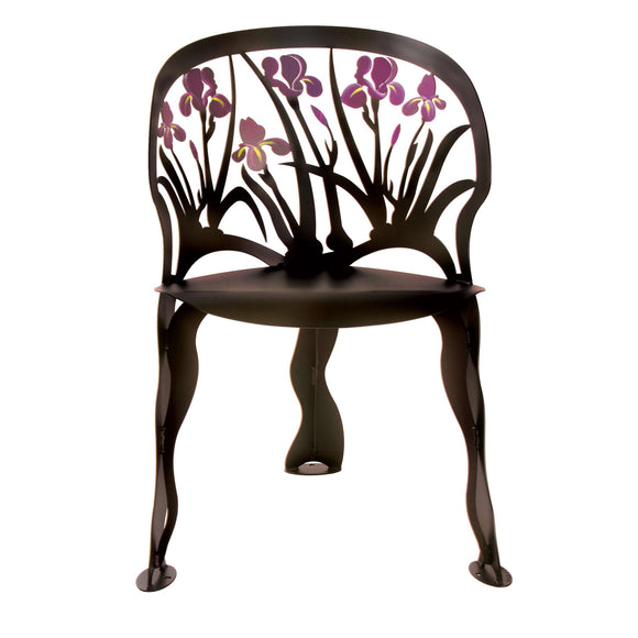 Cricket Forge Iris Chair Artistic Functional Outdoor Indoor Sculptural Chairs Furniture