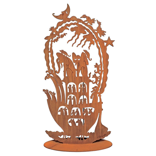 Cricket Forge Noahs Ark Sculpture Artistic Functional Outdoor Indoor Sculptures