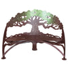 Cricket Forge Tree Bench Colorshift, Artistic Functional Outdoor-Indoor Metal Furniture