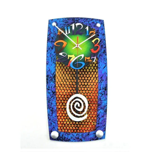 David Scherer Lg TV 11 Wall Clock Artistic Artisan Crafted Designer Clocks