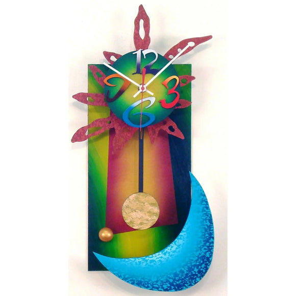 David Scherer Pendulum Wall Clock Boom 5 Artistic Artisan Designer Handmade Clocks