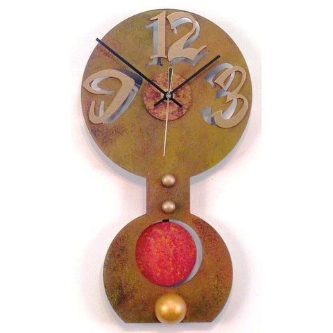 David Scherer Pendulum Wall Clock Zapp 18 Artistic Artisan Designer Handmade Clocks