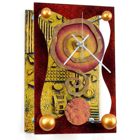 David Scherer Pendulum Wall Clock Mini March Artistic Artisan Designer Handmade Clocks
