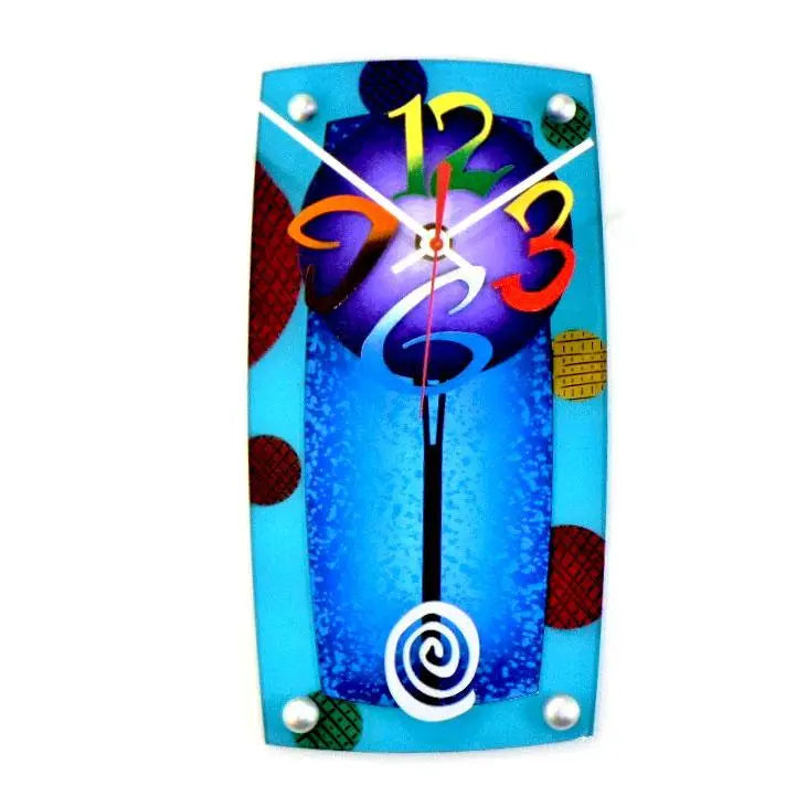 David Scherer TV 5 Wall Clock Artistic Artisan Crafted Designer Clocks
