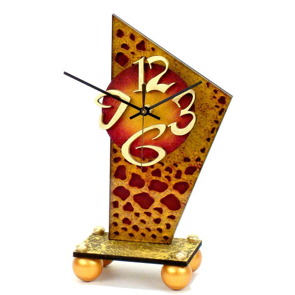 David Scherer Table Clock A Artistic Artisan Designer Handmade Clocks