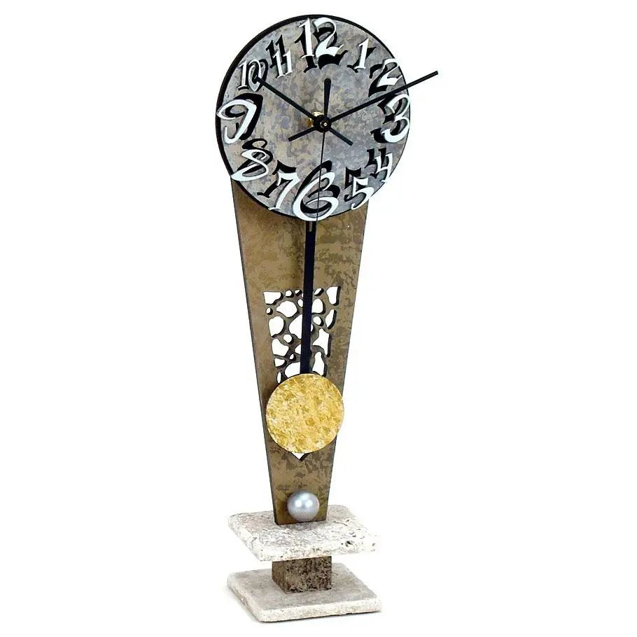 David Scherer Table Clock Type S Artistic Artisan Designer Handmade Clocks