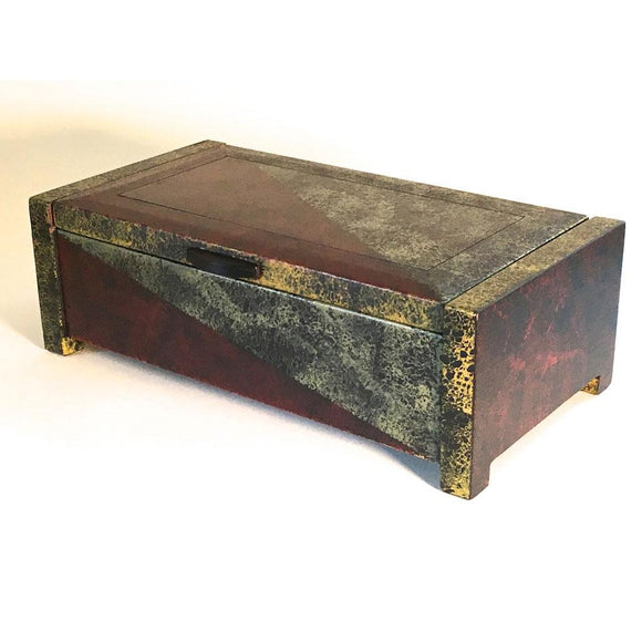 Edward Jacob Painted Accessory Box Artistic Artisan Wooden Boxes