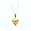 Emily Rosenfeld 14K Gold Heart Necklace Artistic Artisan Designer Jewelry