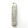 Emily Rosenfeld Judaica Pewter Door Mezuzah Artistic Artisan Designer Judaica