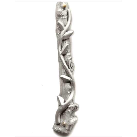 Emily Rosenfeld Judaica Pewter Vine Mezuzah Artistic Artisan Designer Judaica