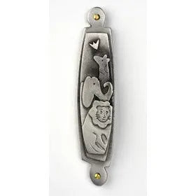 Emily Rosenfeld Noahs Ark Mezuzah, Artistic Artisan Designer Judaica