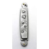 Emily Rosenfeld Wave Mezuzah, Artistic Artisan Designer Judaica
