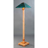 Franz GT Kessler Designs San Jose Floor Lamp 8000-L4, Hard Maple, Cherry Floor Lamp, Blue Green Patina Copper Shade, Mission, Arts and Crafts, Artisan Lamps