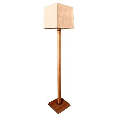 Franz GT Kessler Designs San Rafael Floor Lamp Shown in Cherry and Walnut with Fabric Shade Mission Arts and Crafts Artisan Lamps