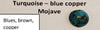 Mojave blue copper turquoise