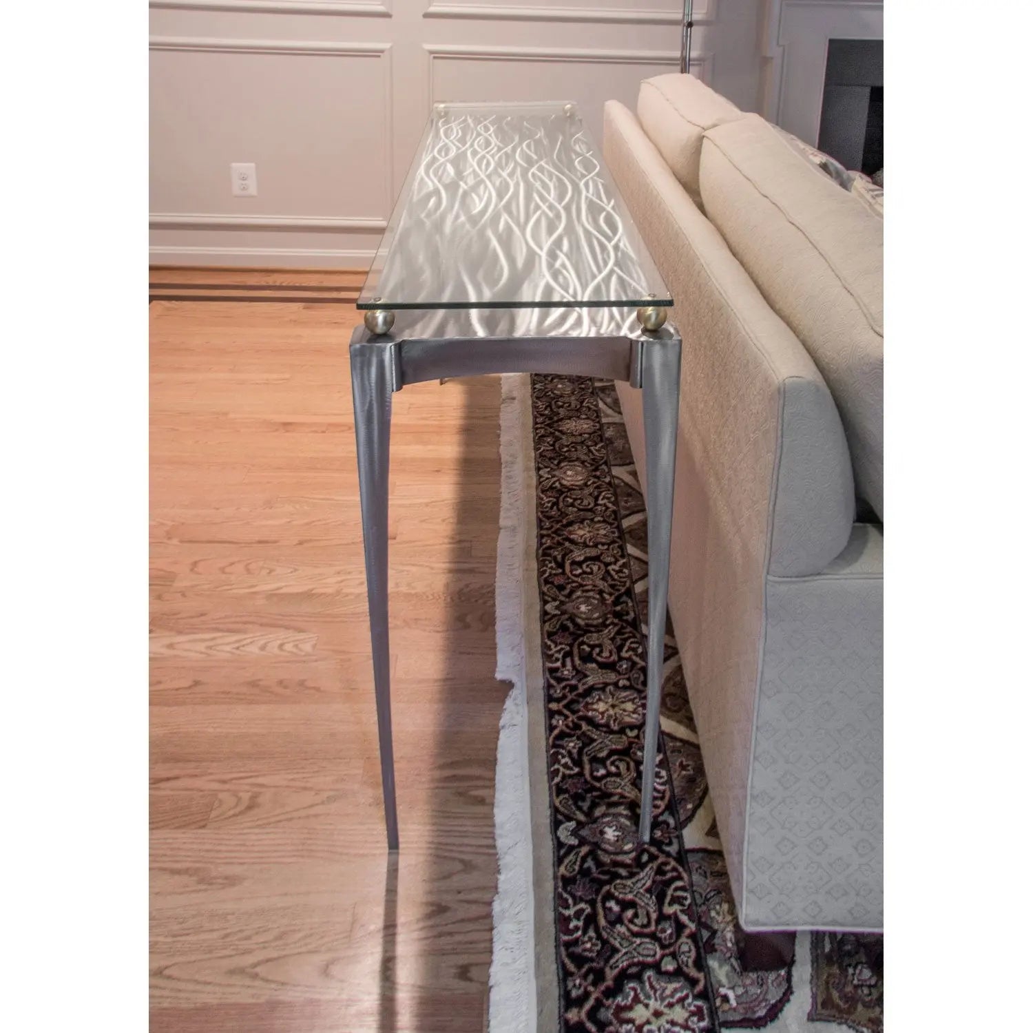 Classic Metal Console Table by Girardini Design