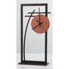 Girardini Design Clocks Time Frame Clock Artistic Artisan Designer Clocks Oiled Bronze Finish and Copper