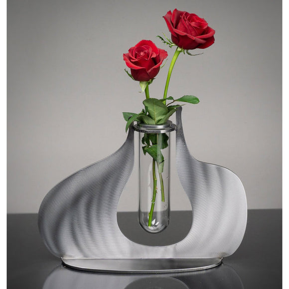 Girardini Design Dewdrop Steel Vase Artistic Artisan Designer Vases