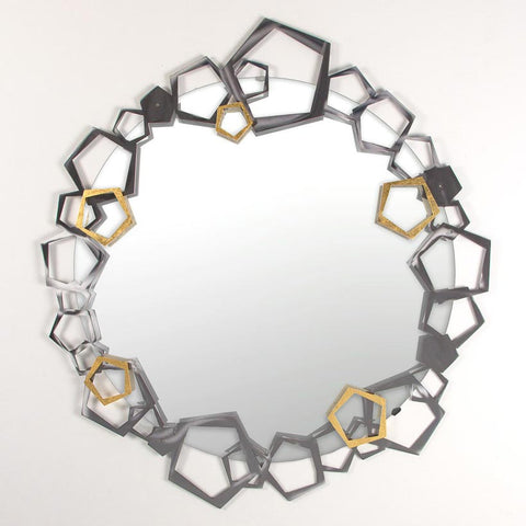 Girardini Design Penta Mirror Artistic Artisan Designer Mirrors