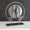 Girardini Design Sedona Clock Artistic Artisan Designer Clocks in Steel