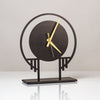 Girardini Design Sedona Clock Artistic Artisan Designer Clocks in Oiled Bronze
