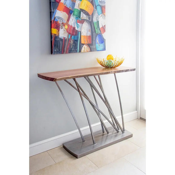 Girardini Design Tables Windswept Entry Table, Artistic Artisan Designer Tables