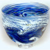 Glass Rocks Dottie Boscamp Ocean Spray Series Large Bowl Artisan Handblown Art Glass Bowls