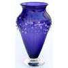 Glass Rocks Dottie Boscamp Purple Dew Drops Series Venetian Vase Artisan Handblown Art Glass Vases