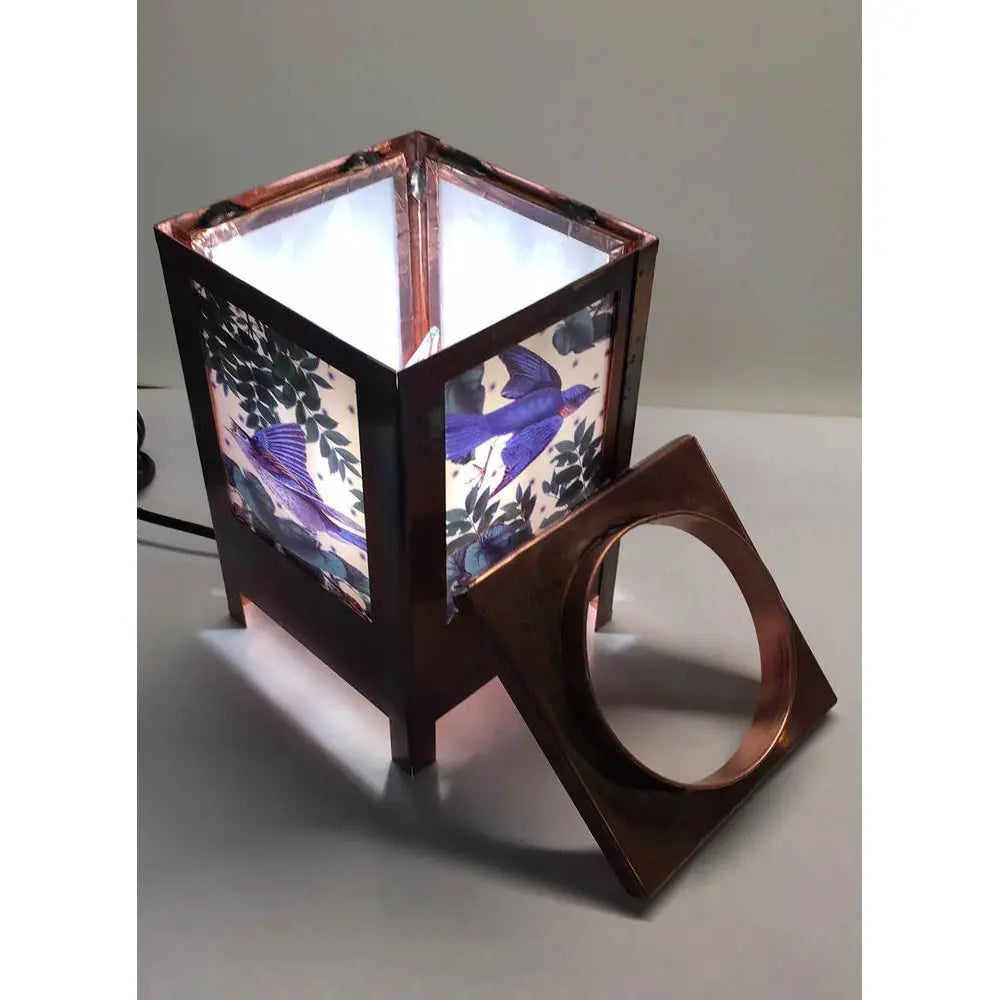 Grace Gunning Blue Birds Picture Light Artistic Artisan Designer Lighting