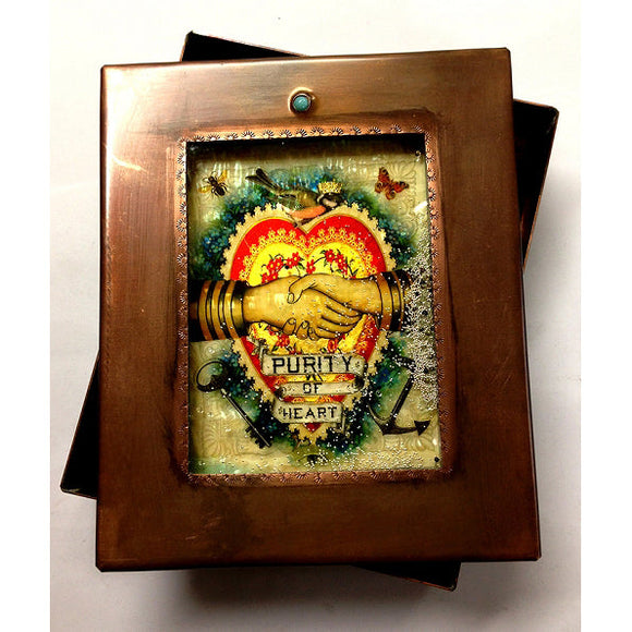 Grace Gunning Purity of Heart Reliquary Box Artistic Artisan Designer Keepsake Boxes