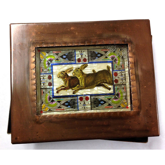 Grace Gunning Rabbits Reliquary Box Artistic Artisan Designer Keepsake Boxes