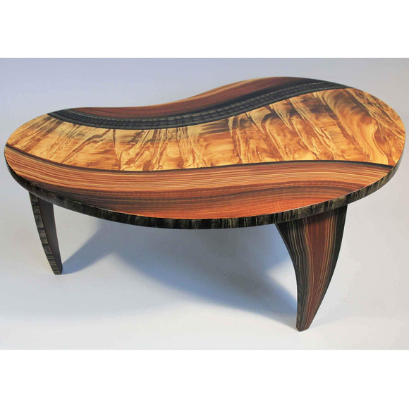 Grant Noren Bean Coffee Table Honey River Artistic Artisan Designer Tables