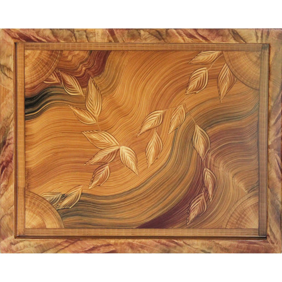 Grant Noren Honey Burl Vine Tray, Artistic Artisan Designer Trays