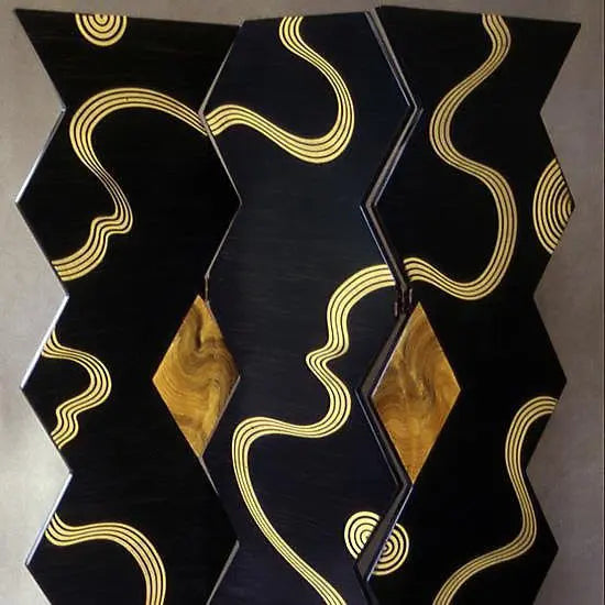 Grant Noren Kyoto Folding Screen, Artistic Artisan Designer Folding Screens