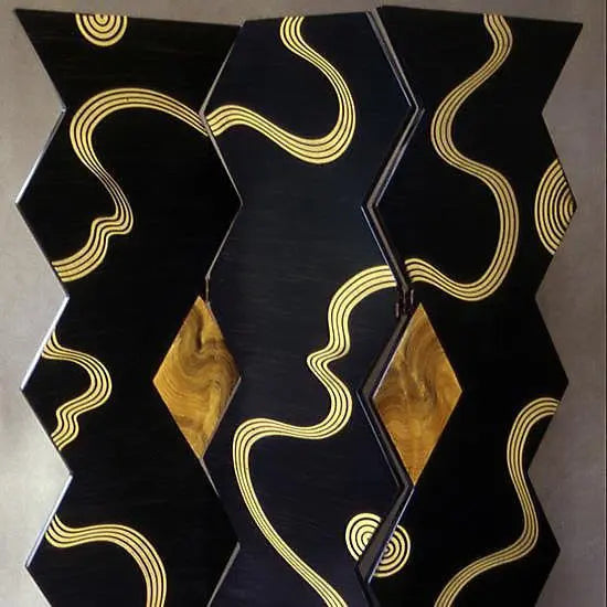 Grant Noren Kyoto Folding Screen, Artistic Artisan Designer Folding Screens