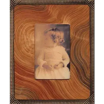 Grant Noren Painted Faux Finish Wood Photo Frame ARP105 Artistic Artisan Designer Photo Frames