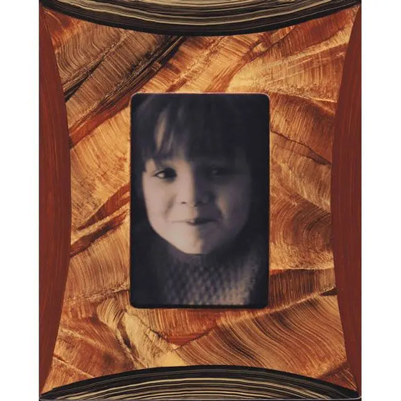 Grant Noren Painted Faux Finish Wood Photo Frame Arc15 Artistic Artisan Designer Photo Frames