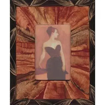 Grant Noren Painted Faux Finish Wood Photo Frame C159V Artistic Artisan Designer Photo Frames